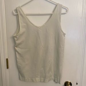 WHBM off-white reversible tank